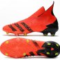 Men's& woman'sPredator Freak+ Laceless FG Meteorite - Red Black