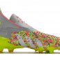 Men's& woman'sPredator Freak+ Laceless FG Numbers up - Yellow Grey White