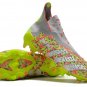Men's& woman'sPredator Freak+ Laceless FG Numbers up - Yellow Grey White