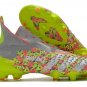 Men's& woman'sPredator Freak+ Laceless FG Numbers up - Yellow Grey White