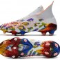 Men's& woman'sPredator Freak+ Laceless FG Paul Pogba x Stella McCartney - White  Orange