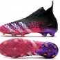 Men's& woman'sPredator Freak+ Laceless FG Superspectral - Pink Black White