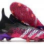 Men's& woman'sPredator Freak+ Laceless FG Superspectral - Pink Black White