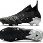 Men's& woman'sPredator Freak+ Laceless FG Superstealth - Black  Grey  White