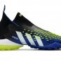 Men's& woman'sPredator Freak+ Laceless TF Superlative - Blue Black White Yellow