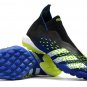 Men's& woman'sPredator Freak+ Laceless TF Superlative - Blue Black White Yellow