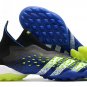 Men's& woman'sPredator Freak+ Laceless TF Superlative - Blue Black White Yellow