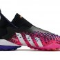 Men's& woman'sPredator Freak+ Laceless TF Superspectral - Pink Black White