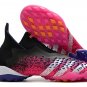 Men's& woman'sPredator Freak+ Laceless TF Superspectral - Pink Black White