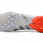 Men's& woman'sPredator Freak+ Laceless TF Whitespark - White  Silver  Red