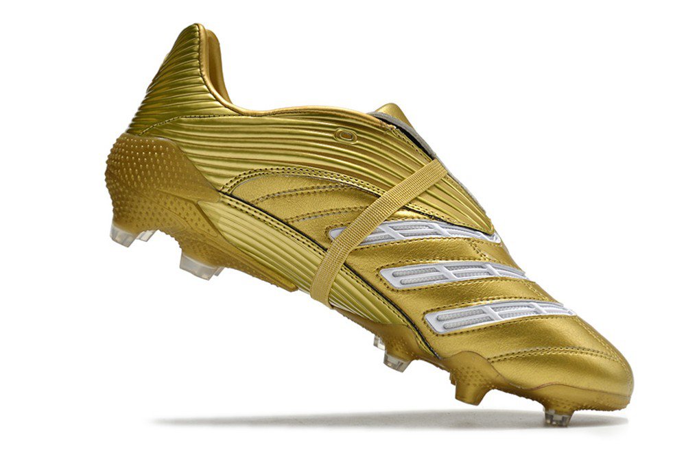 Men's& woman'sPredator Absolute FG The ZIDANE - Gold MetallicFootwear White