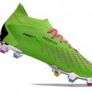 Men's& woman'sPredator Accuracy.1 FG Football Boots - Solar GreenBlackSilver