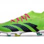 Men's& woman'sPredator Accuracy.1 FG Football Boots - Solar GreenBlackSilver