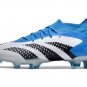 Men's& woman'sPredator Accuracy.1 FG Football Boots - WhiteBlackBlue Bright Royal