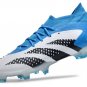 Men's& woman'sPredator Accuracy.1 FG Football Boots - WhiteBlackBlue Bright Royal