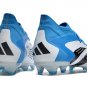 Men's& woman'sPredator Accuracy.1 FG Football Boots - WhiteBlackBlue Bright Royal