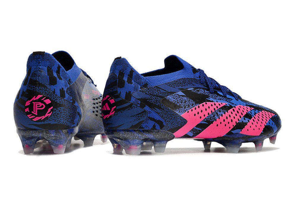 Men's& woman'sPredator Accuracy.1 Low FG Paul Pogba - Lucid BlueReal MagentaCore Black