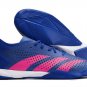 Men's& woman'sPredator Accuracy.3 Low Indoor Paul Pogba - Lucid BlueReal MagentaCore Black