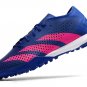 Men's& woman'sPredator Accuracy.3 Low Turf Paul Pogba - Lucid BlueReal MagentaCore Black