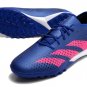 Men's& woman'sPredator Accuracy.3 Low Turf Paul Pogba - Lucid BlueReal MagentaCore Black