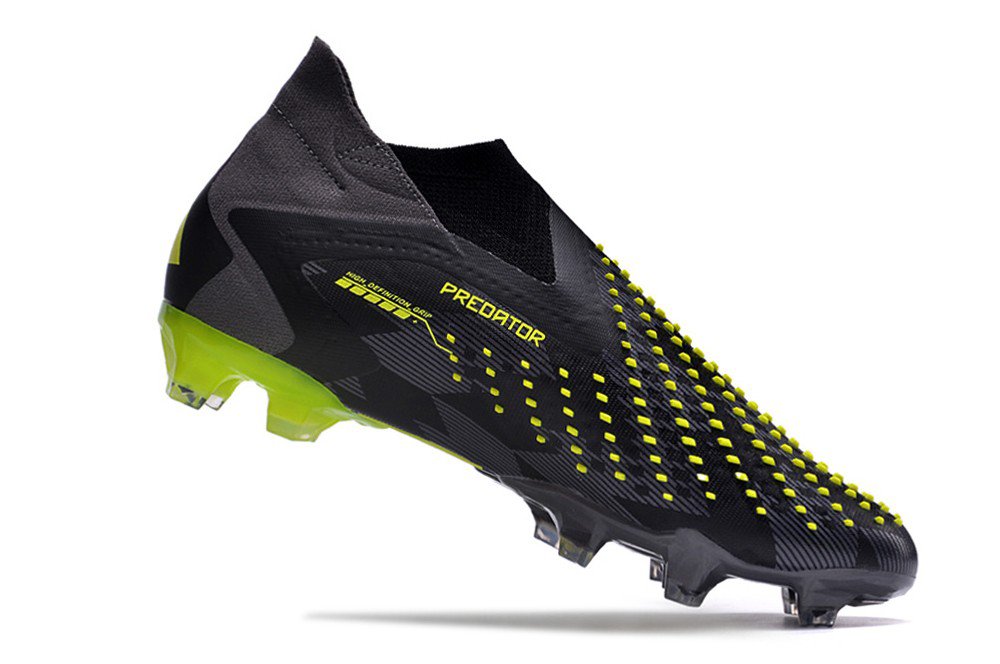 Men's& woman'sPredator Accuracy+ FG Crazycharged - BlackSolar YellowGrey Five