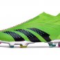 Men's& woman'sPredator Accuracy+ FG Football Boots - Solar GreenBlackSilver