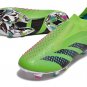 Men's& woman'sPredator Accuracy+ FG Football Boots - Solar GreenBlackSilver
