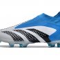 Men's& woman'sPredator Accuracy+ FG Football Boots - WhiteBlackBlue Bright Royal
