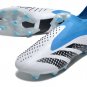Men's& woman'sPredator Accuracy+ FG Football Boots - WhiteBlackBlue Bright Royal