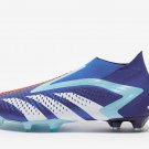 Men's& woman'sPredator Accuracy+ FG Marinerush - Bright RoyalWhiteBliss Blue