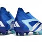 Men's& woman'sPredator Accuracy+ FG Marinerush - Bright RoyalWhiteBliss Blue