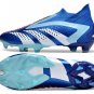 Men's& woman'sPredator Accuracy+ FG Marinerush - Bright RoyalWhiteBliss Blue