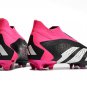 Men's& woman'sPredator Accuracy+ FG Own Your Football - Core BlackWhiteShock Pink