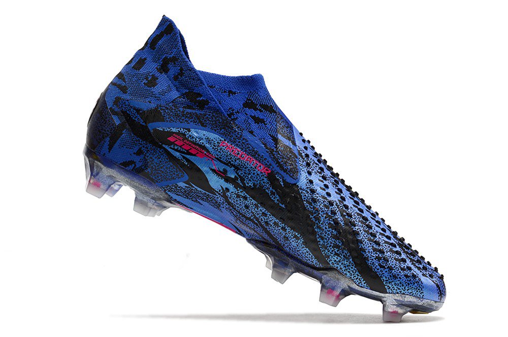 Men's& woman'sPredator Accuracy+ FG Paul Pogba - Lucid BlueReal MagentaCore Black