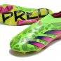 Men's& woman'sPredator Elite Laceless FG 2024 Hype - Solar GreenTeam Shock PinkLucid Lemon