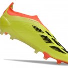 Men's& woman'sPredator Elite Laceless FG 2024 Inverse - Electricity YellowBlackSolar Red