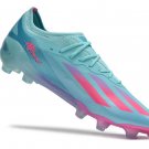 Men's& woman'sX Crazyfast Messi.1 FG Bienvenido a Miami - Aqua BlueLucid PinkLucid Cyan