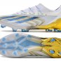 Men's& woman'sX Crazyfast Messi.1 FG Las Estrellas - WhitePulse BlueGold Metallic