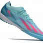 Men's& woman'sX Crazyfast Messi.1 Indoor Bienvenido a Miami - Aqua BlueLucid PinkLucid Cyan