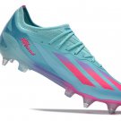 Men's& woman'sX Crazyfast Messi.1 SG Bienvenido a Miami - Aqua BlueLucid PinkLucid Cyan