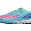Men's& woman'sX Crazyfast Messi.1 Turf Bienvenido a Miami - Aqua BlueLucid PinkLucid Cyan