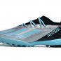 Men's& woman'sX Crazyfast Messi.1 Turf Infinito - Silver MetallicBlueBlack