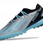 Men's& woman'sX Crazyfast Messi.1 Turf Infinito - Silver MetallicBlueBlack