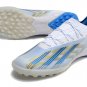 Men's& woman'sX Crazyfast Messi.1 Turf Las Estrellas - WhitePulse BlueGold Metallic