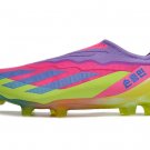 Men's& woman'sX Crazyfast.1 Laceless FG Korean Nights Son - Lucid LemonRoyal BluePink