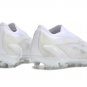 Men's& woman'sX Crazyfast.1 Laceless FG Pearlized - Footwear White
