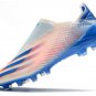 Men's& woman'sX Ghosted+ AG - White Blue Pink Cleats