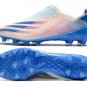 Men's& woman'sX Ghosted+ AG - White Blue Pink Cleats