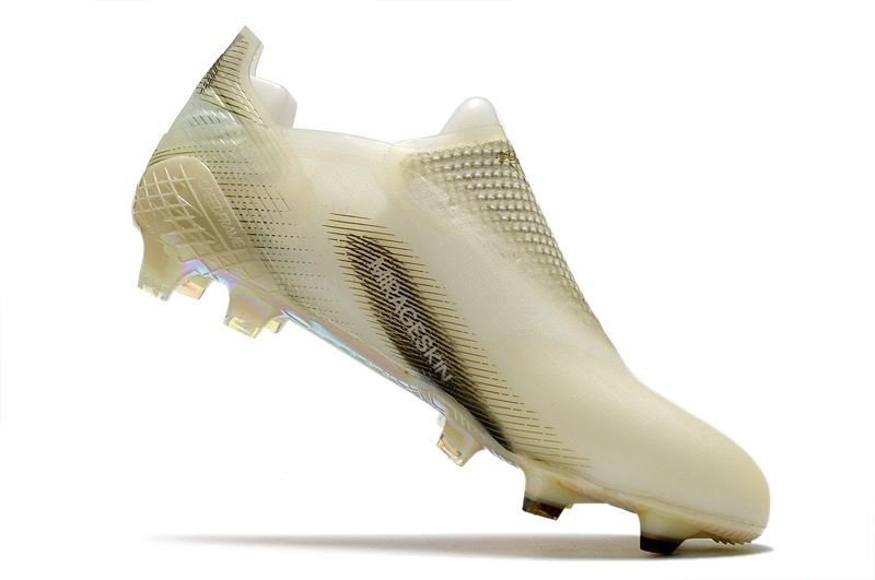 Men's& woman'sX Ghosted+ FG - White Metallic Gold Melange Core Black