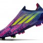 Men's& woman'sX Speedflow Messi+ FG - Unparalleled Victory Blue Shock Pink Solar Yellow